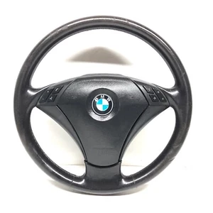 BMW 5 SERIES E60 525D DIESEL ENGINE STEERING WHEEL COMPLETE TRIM 2001 - 2005 - Picture 1 of 4