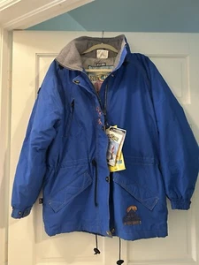 Rip Curl, blue retro coat jacket, size S with advanced technology - Picture 1 of 8