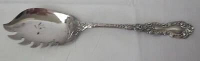 GORHAM CHRYSANTHEMUM  MACARONI SERVER   10 1/2" Electroplated - Image 1 of 4