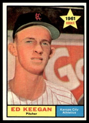 1961 Topps #248 Ed Keegan RC Kansas City Athletics NM-MT - Image 1 of 2