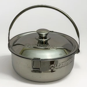 Anthonys Kohlebefeuerte Pizza & Flügel Edelstahl Deckel Serviertopf Kochgeschirr 9" - Bild 1 von 13