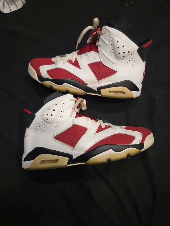 Jordan 6 Retro OG Mid Carmine Hombre Tenis CT8529-106 Talla 11 Foto 1 de 4