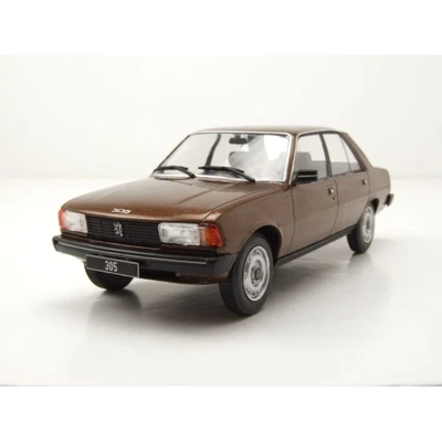 PEUGEOT 305 1977 BROWN 1:24 Whitebox Auto Stradali Modellino Nuovo - Immagine 1 di 3
