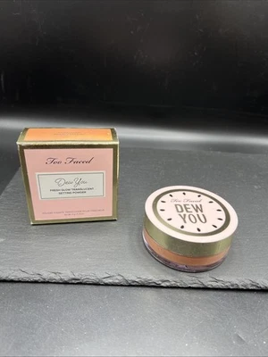 Too Faced Dew You Fresh Glow Translucent Setting Powder Radiant Caramel NIB - Image 1 of 4