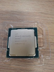 Processeur Intel Pentium Gold G6400T (3,4 GHz, 2 cœurs, socket FCLGA1200) plateau - - Photo 1/2