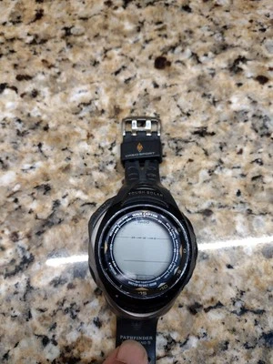 Casio Pathfinder Men PAW-1200 Sport Solar Resin Digital Watch 8 1/4" Works! - Image 1 of 4