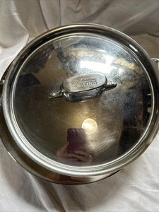 All-Clad Edelstahl mit d5 11 Zoll 4 Quart Pfanne mit Deckel und Sieb Made USA - Bild 1 von 19