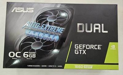ASUS GeForce GTX 1660 Super Overclocked 6GB Dual-Fan Evo Edition VR Ready HDMI D - Immagine 1 di 4