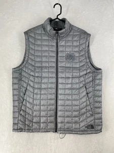 Gilet North Face Uomo XL Grigio Thermoball Eco Trekker Puffer Trapuntato Zip Up Gorp - Foto 1 di 18
