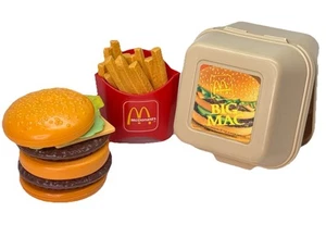 McDonalds Vintage Fisher Price #2161 Big Mac Pommes Spielset Spaß mit Essen - Bild 1 von 4