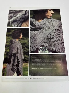 Anne Hanson Edmonia Schal Strickmuster 84 x 38 Zoll Magazinseiten - Bild 1 von 3