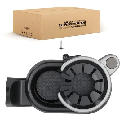 ABS Black Cup Holder for Smart Fortwo 2007 2008-2014 A4518100370 Front - Image 1 of 4