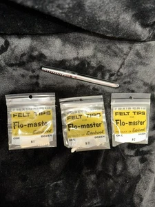 FloMaster Esterbrook Felt Tip Pen + Nibs Bag N-12 N-1 N-11 VTG Art 3 Bags 27 NEW - Picture 1 of 16