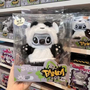 2025 Miniso Disney Stitch Panda Version Vinyl Figur Limited Chinese Anime Keych - Bild 1 von 6