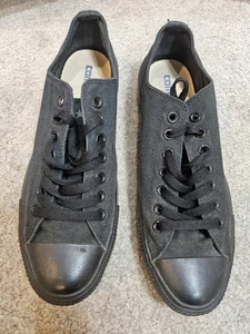 Größe 9 - Converse Chuck Taylor All Star Ox All Black - Bild 1 von 10