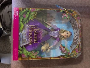 Neu im Karton Barbie als Inselprinzessin Luciana mit Katze Mattel 2007 Nr. K8105 im Ruhestand - Bild 1 von 8
