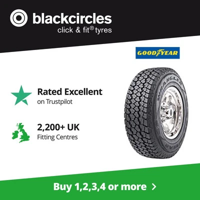 235 65 17 108T XL - Goodyear Wrangler All-Terrain Adventure - Tyre Only x1 - Image 1 of 4