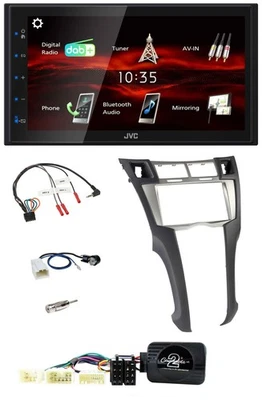 JVC USB Bluetooth Lenkrad DAB 2DIN Autoradio für Toyota Yaris 2006-2011 - Bild 1 von 4