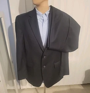 Lauren Ralph Lauren Herren 2-Teiler Nadelstreifen Anzug Gr. 42R Navy 35x30 Plissee Wolle - Bild 1 von 22