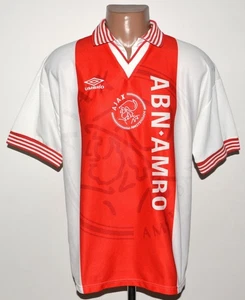 CAMISETA DE FUTBOL LOCAL AJAX AMSTERDAM 1995/1996 UMBRO TALLA M - Imagen 1 de 3