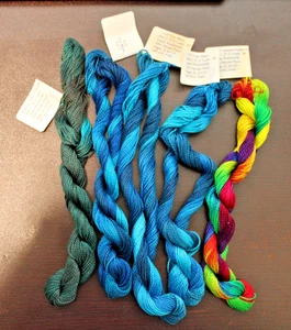10 Skeins 27yd each Vintage Artisan Sz 5 Floss Variegated Colors Pearl Cotton - Picture 1 of 9