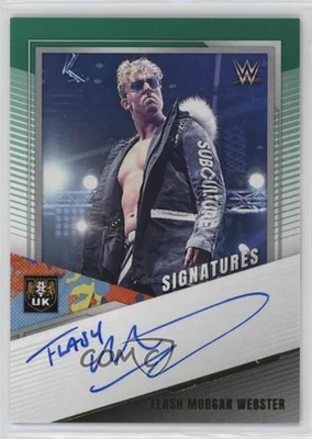 2022 Panini WWE NXT Signatures Green Flash Morgan Webster #NS-FMW Rookie Auto RC - Image 1 of 2