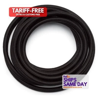 Russell 632013, One Negro Goma Sintética P/C #4 Manguera Negra 6 Ft Rendimiento Par Foto 1 de 4