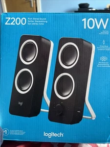 Logitech Z200 PC Speaker System 10W Black/White - Afbeelding 1 van 2