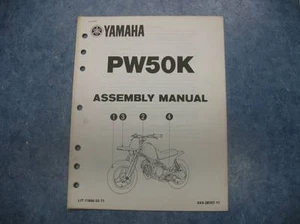 YAMAHA 1983 PW50K Y-ZINGER SET UP ASSEMBLY MANUAL PW50 K PW 50 K 83 - Picture 1 of 4