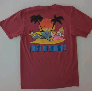 Camiseta Ron Jon Surf Shop Cocoa Beach Fla I Don't Do Mornings Talla Mediana - Imagen 1 de 5