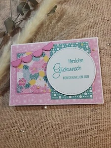 Zum Abschied | Neuer Job | Team | von Kollegen | Handgemacht  - Bild 1 von 3
