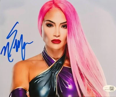 Foto autógrafa firmada por Eva Marie 8x10 WWE RAW Smackdown certificado de autenticidad JSA Foto 1 de 3