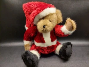 Boyds Bears 18” Nicholas Santa Sparkle Plush Christmas Jointed Bear Stuffed - Picture 1 of 7