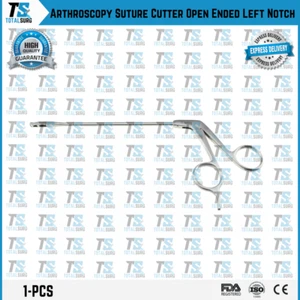 Neu Arthroskopie Nahtschneider offene Enden linke Kerbe chirurgische Instrumente - Bild 1 von 3