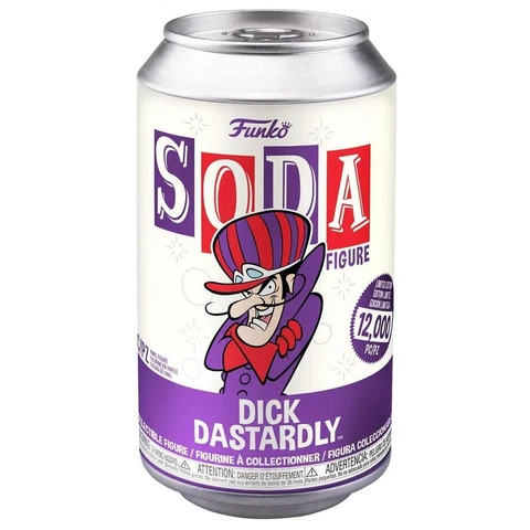 Funko Soda Hanna Barbera Dick Dastardly Wacky Races Cartoon Villain Figure Cover