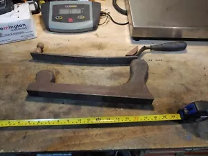 ANTIQUE WOOD HANDLE RASP & FILE 14" MADE IN USA - Picture 1 of 8