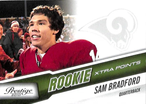 2010 Prestige Xtra Points Green #287 Sam Bradford 10/25 - NM-MT - Image 1 of 1