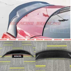 Fits Cadillac ATS 4DOOR 2013-2018 Carbon Fiber /Glossy Black Rear Spoiler Wing - Picture 1 of 38