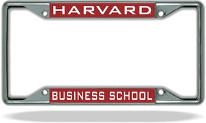 Harvard Business School Nummernschildrahmen - Bild 1 von 1