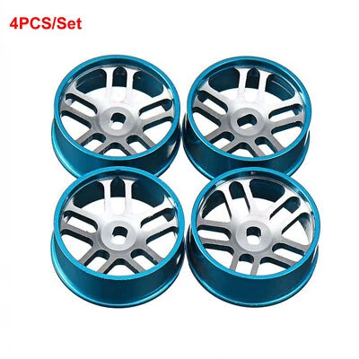 4pcs Metal Wheel Hubs Rims Set for Kyosho MINI-Z AWD Wltoys K989 k969 K979 Model - Image 1 of 4