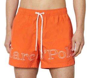 Marc O'Polo, swim shorts, swim shorts, elastic waistband, pockets, orange 10218842 Q320 - Picture 1 of 4