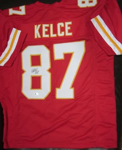 Travis Kelce Kansas City Chiefs Autographed Signed Jersey Size XL with COA - Picture 1 of 3