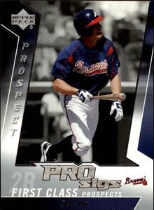2005 Upper Deck Pro Sigs Atlanta Braves Baseball Card #93 Pete Orr FC RC