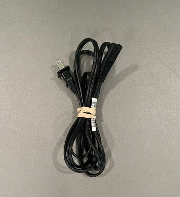 HP Printer AC I-SHENG IS-033C E55943 7A 125V 2-PRONG POWER CORD BLACK 6FT 8600 - Image 1 of 4