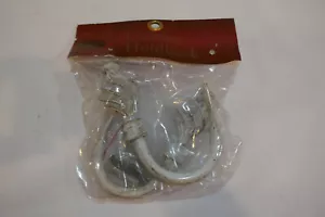 Aged Vintage Look Scroll White Drapery Holdback Hook Curtain Holder New - Picture 1 of 5
