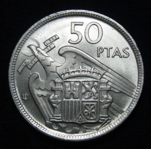 ZALDI2010 - ESTADO ESPAÑOL , 50 PESETAS 1957 ESTRELLA 74 (MODIFICADA) - Photo 1 sur 3
