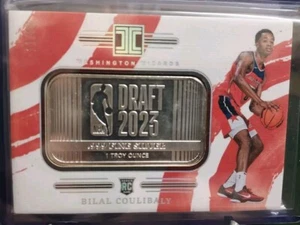 2023 Impeccabile Bilal Coulibaly Washington Wizards Rookie NBA Draft Argento #11/20 - Foto 1 di 4