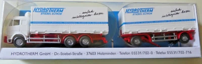 WIKING MB Autotreno Hydrotherm Modello Pubblicitario 1/87 Nuovo IN Conf. Orig. - Immagine 1 di 3