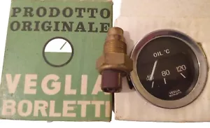 NOS - Veglia Borletti Oil Temperature Gauge & Sensor - Ferrari - 1960s / 70s - Picture 1 of 4