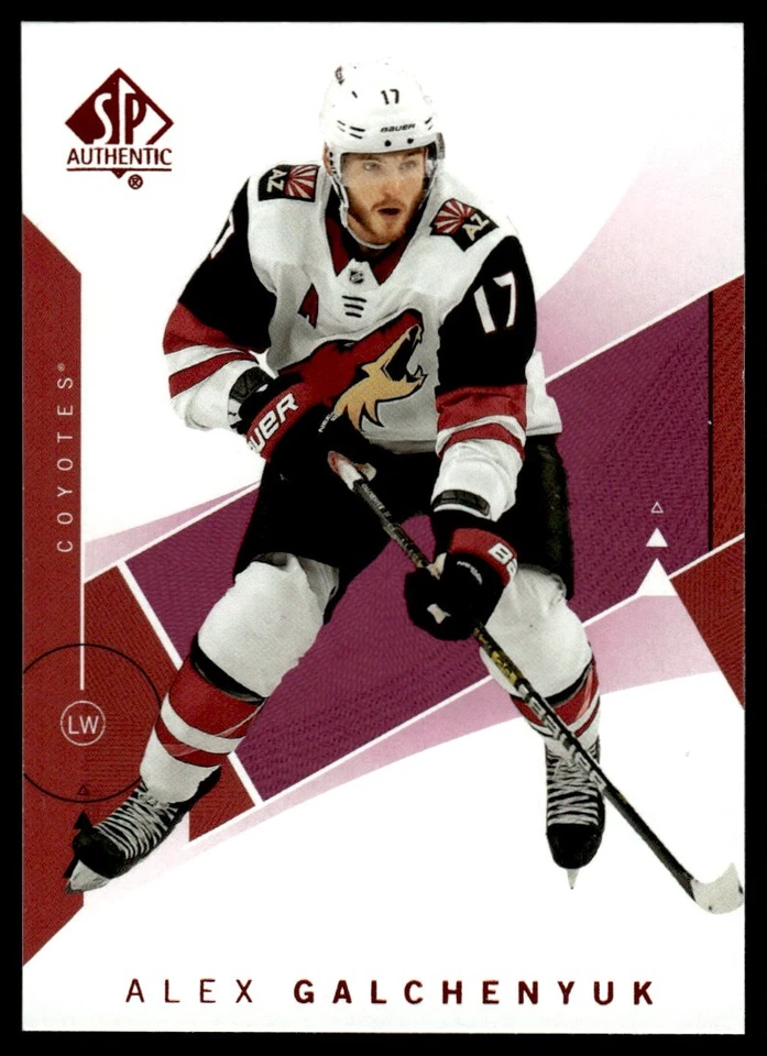 2018-19 SP Authentic Limited Red Alex Galchenyuk Arizona Coyotes #24 . - Image 1 of 2